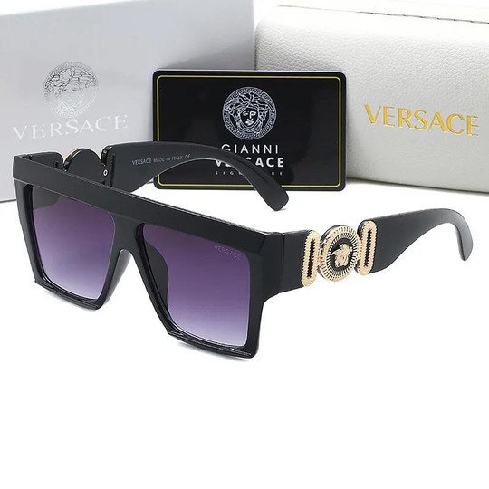 VERSACE - Unisex Fashion Large Frame Sunglasses